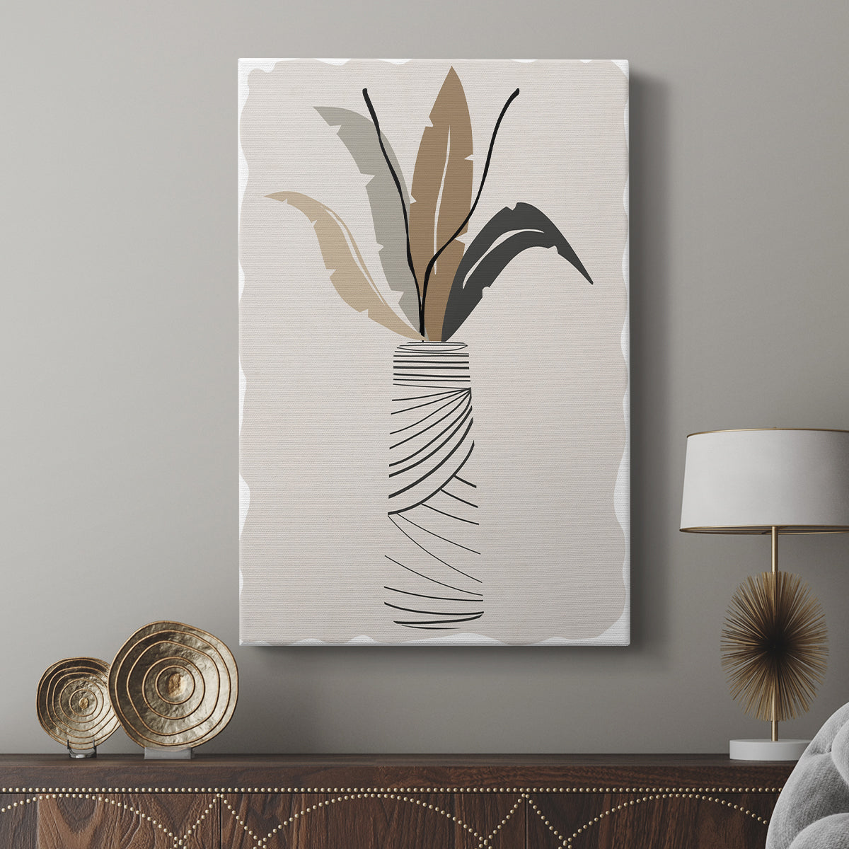 Palm Arrangement II - Canvas Art Print