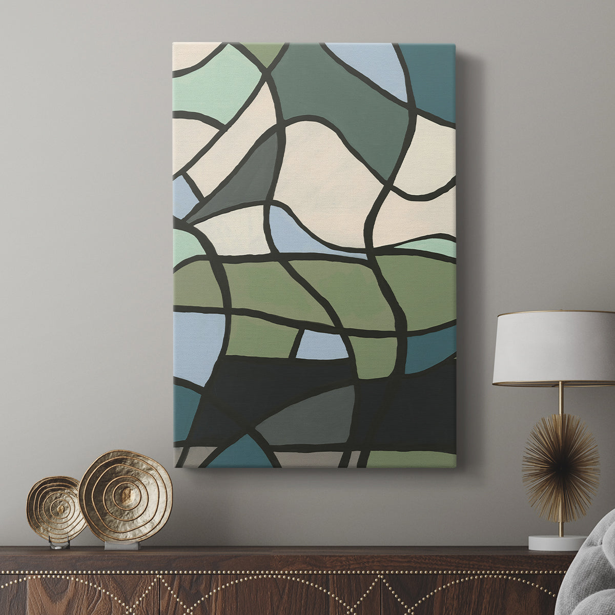 Multicolor Stained Glass II - Canvas Art Print