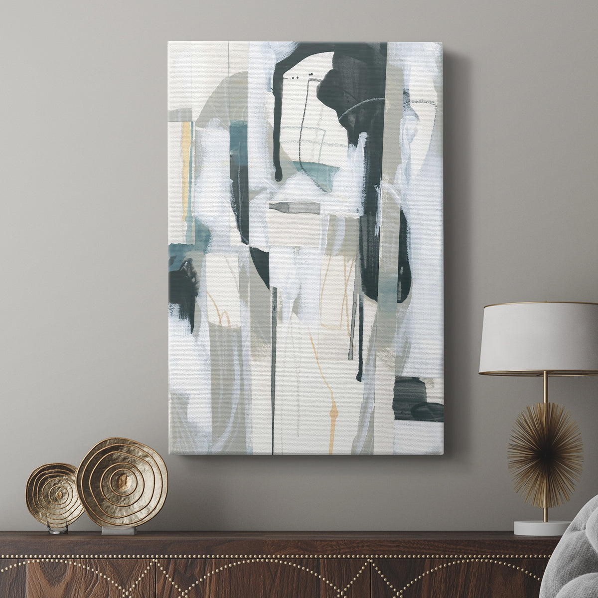 Sea Cavern Strata II - Canvas Art Print