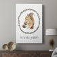 Harvest Home Squirrel - Canvas Art Print