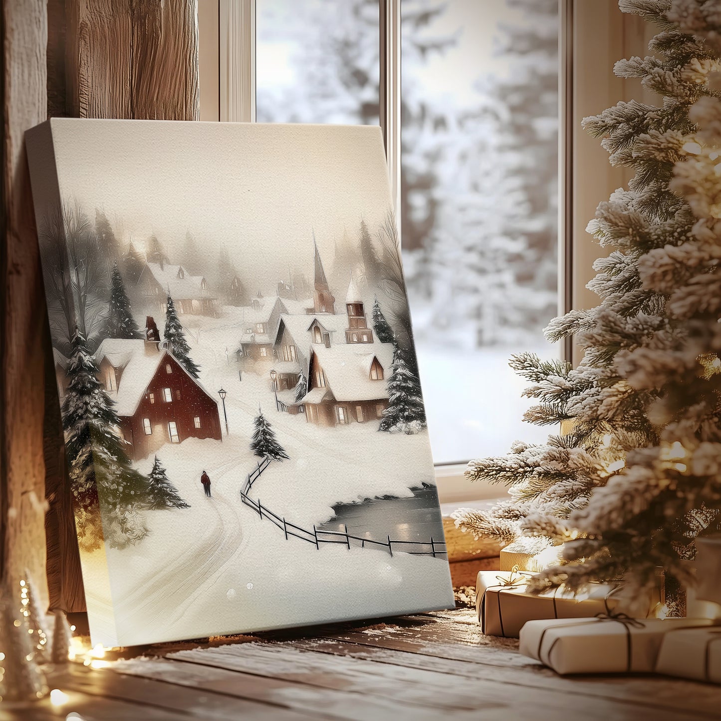 Golden Carol of Dawn - Canvas Art Print