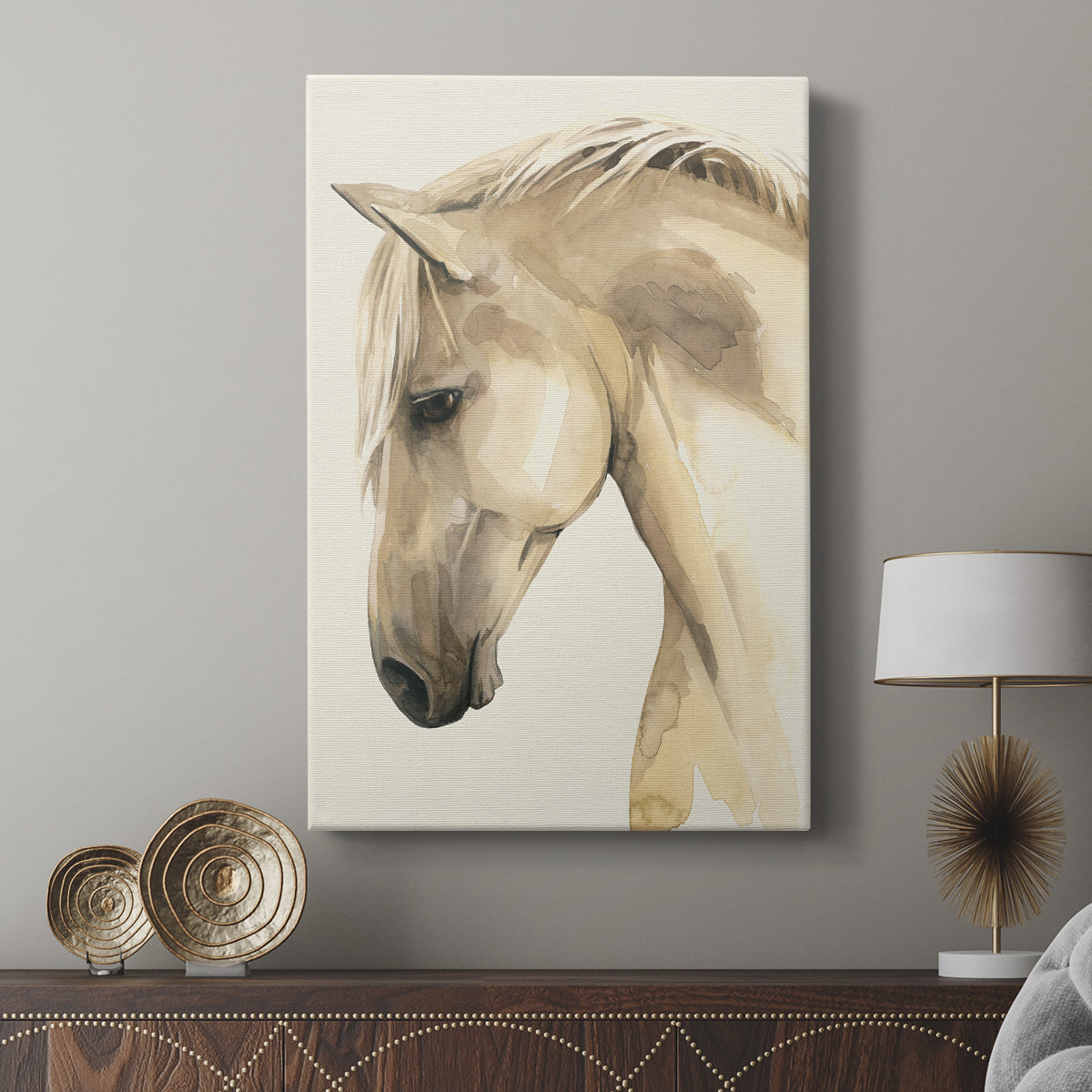 Golden Palomino II - Canvas Art Print