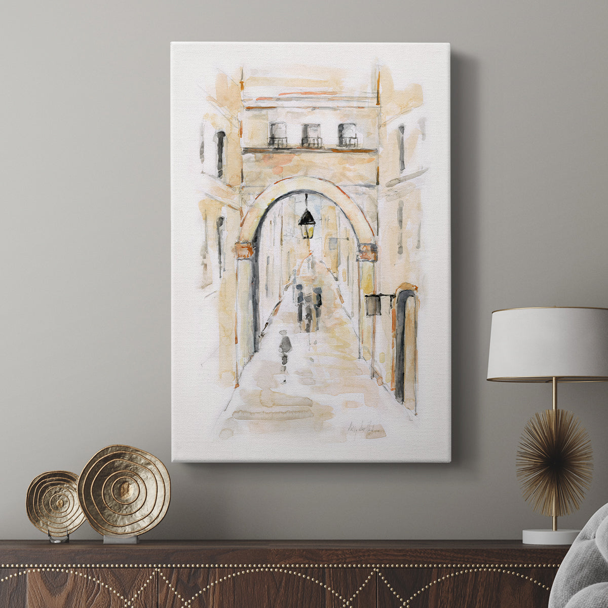Venice Market Day I - Canvas Art Print