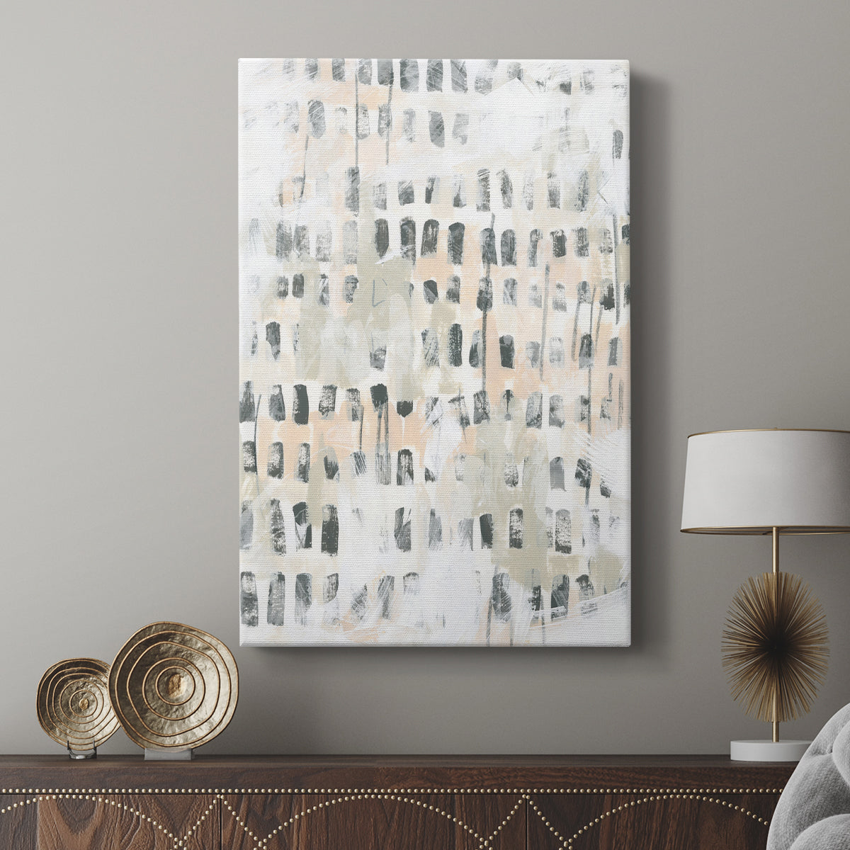 Sand Glyphs III - Canvas Art Print