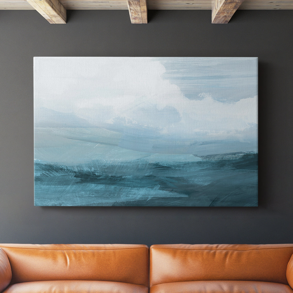 Azure Rising IV - Canvas Art Print
