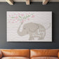 Floral Elephant - Canvas Art Print
