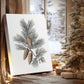 Frostlit Star Hearth - Canvas Art Print