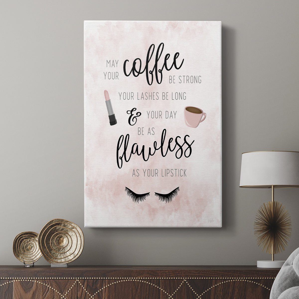 May Your Coffee Be Strong - Canvas Art Print