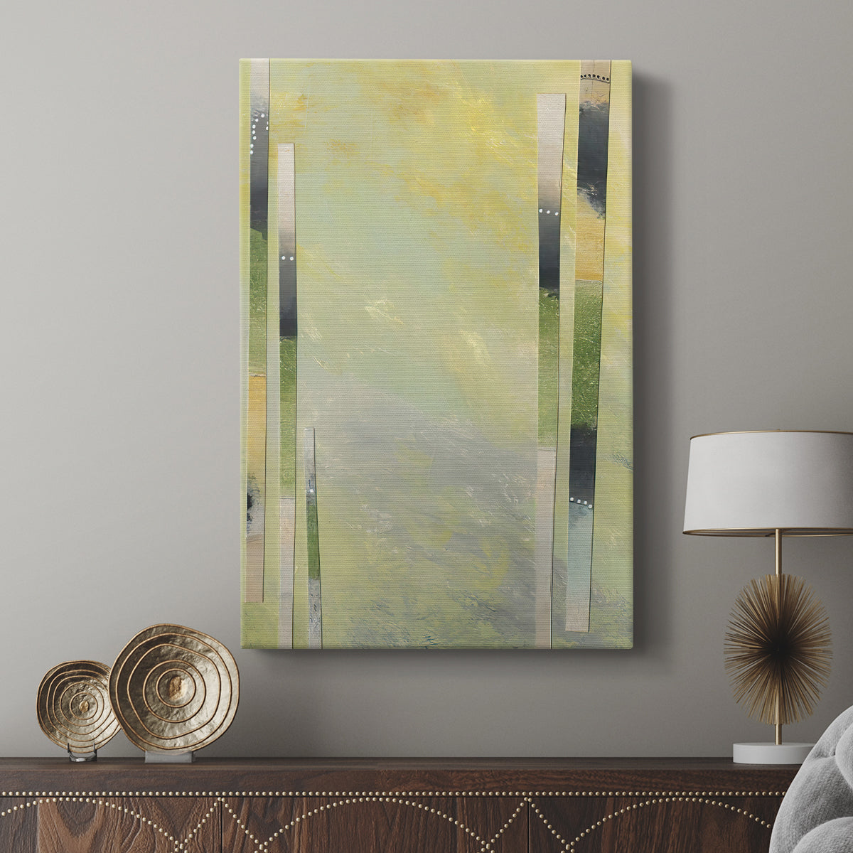 Neutral Assemblage III - Canvas Art Print
