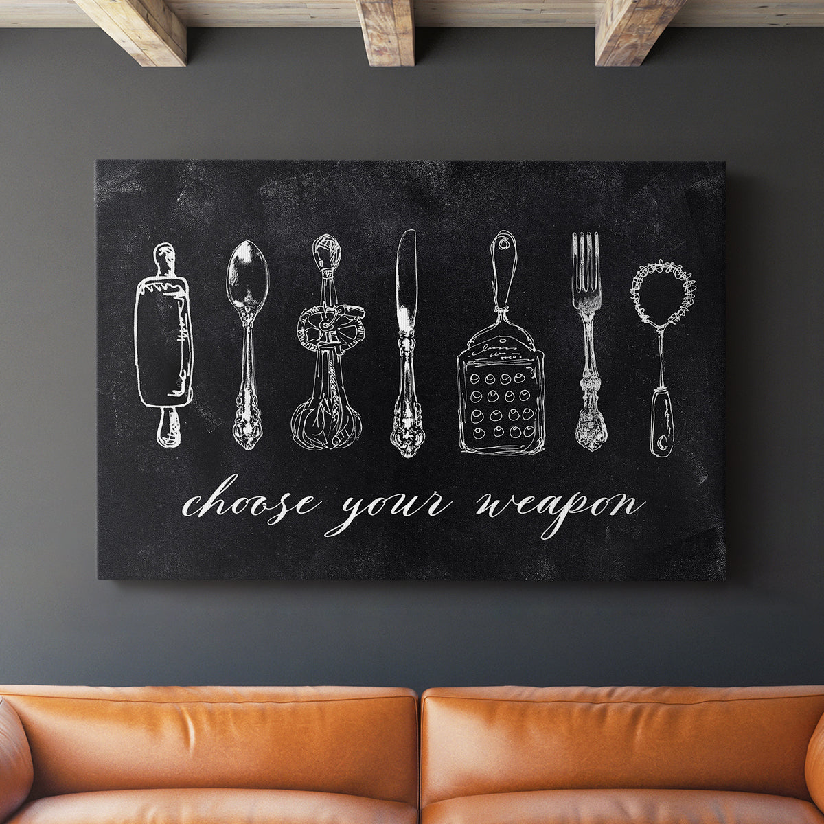 Choose Your Weapon - Canvas Art Print