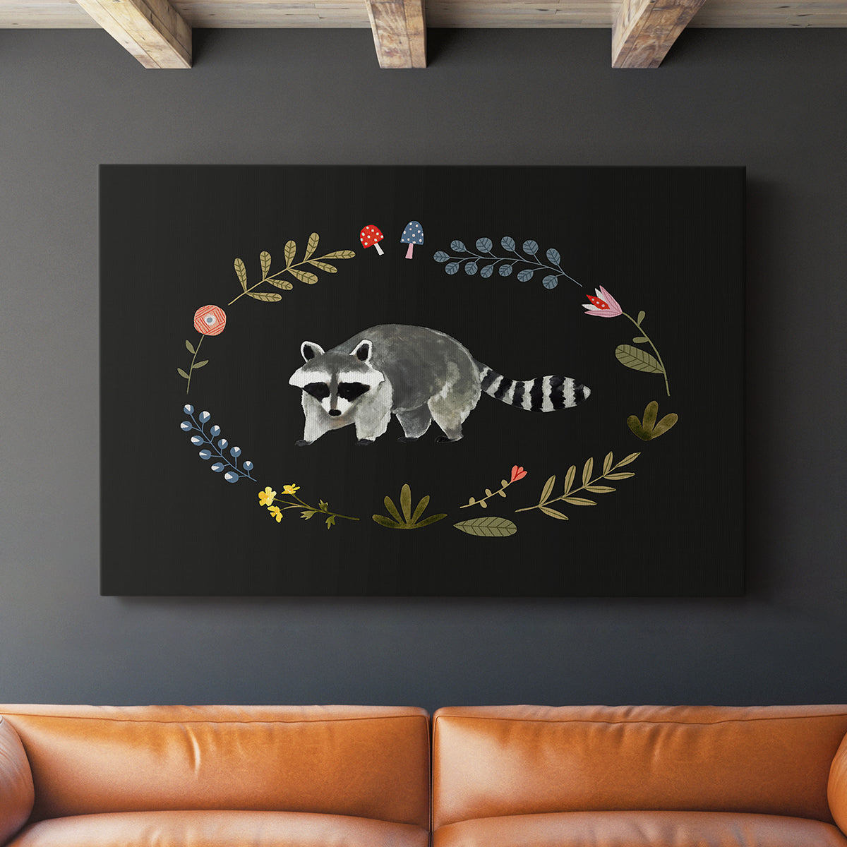 Critter & Foliage IV - Canvas Art Print