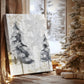 Silver Pines Square - Canvas Art Print