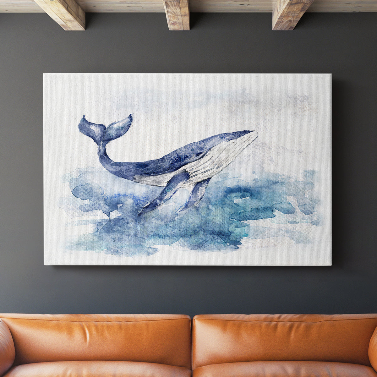 Beautiful Breach - Canvas Art Print