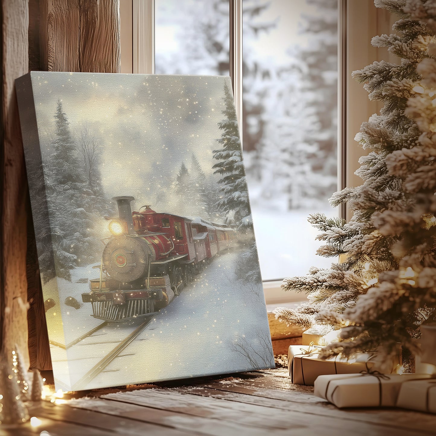 Silver Skies at Dawn - Canvas Art Print