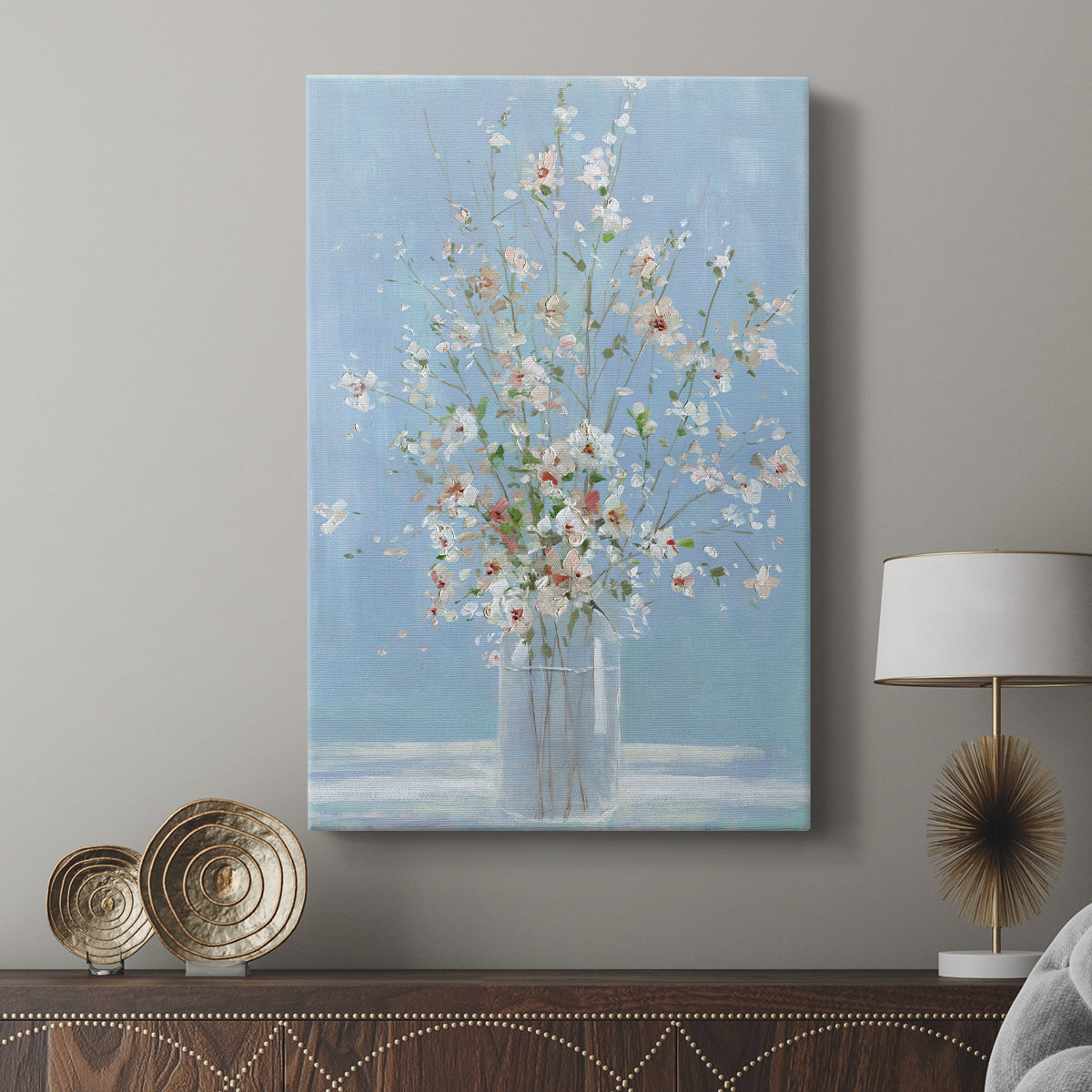 Cherry Blossom Arrangement - Canvas Art Print