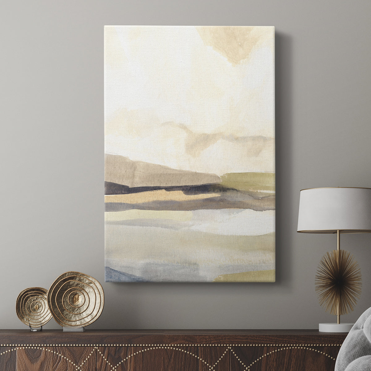 Slate Movement III - Canvas Art Print
