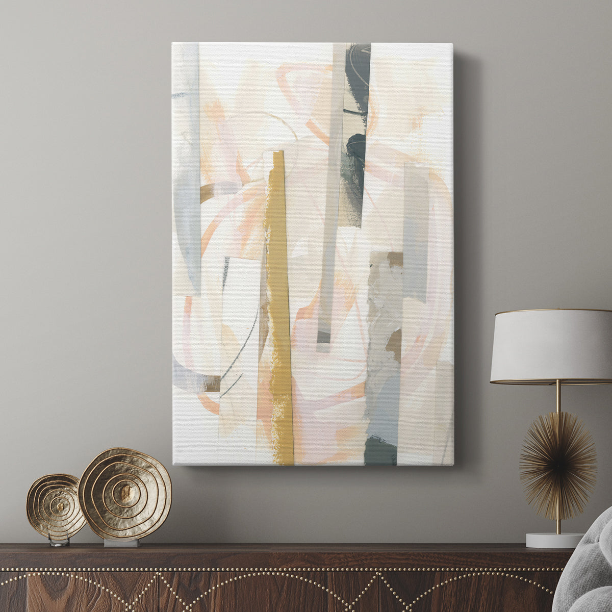Melon Litmus I - Canvas Art Print