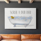 Scrub A Dub - Canvas Art Print