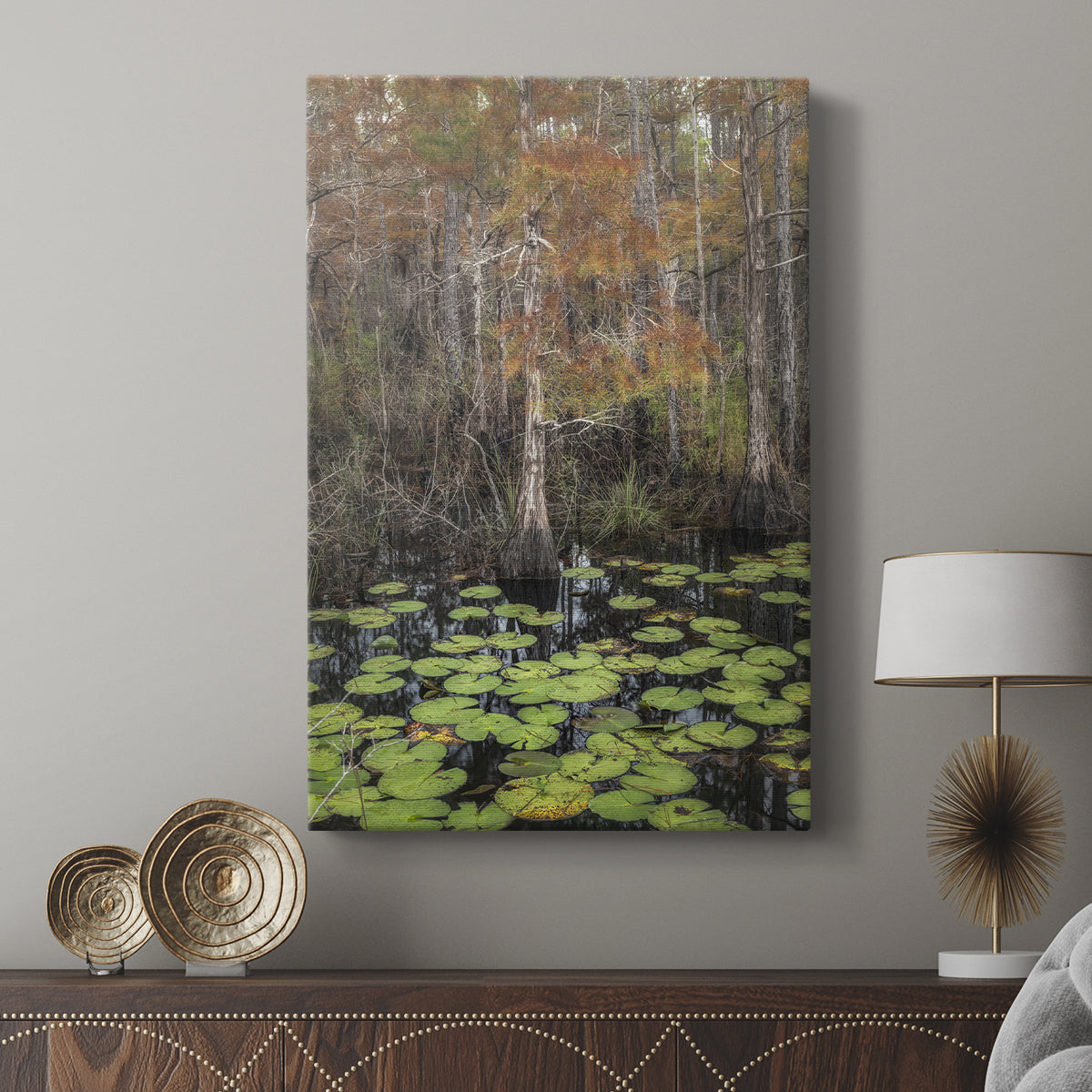 Black Water I - Canvas Art Print