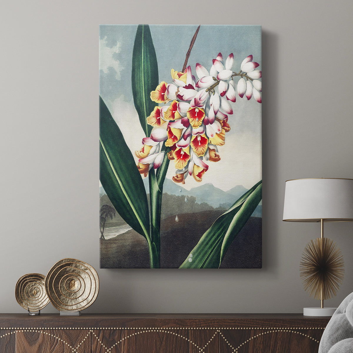 Temple of Flora VII - Canvas Art Print