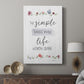 The Simple Things - Canvas Art Print