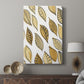 Patterned Leaf Shapes II - Canvas Art Print