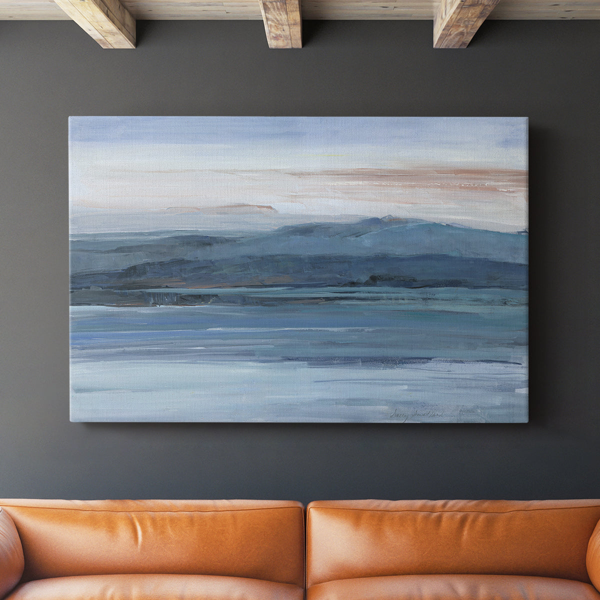 Across The Lake - Canvas Art Print