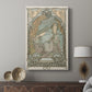 Canvas art print featuring a decorative portrait with elegant lines and Romantic theme displayed in a modern interior space.
