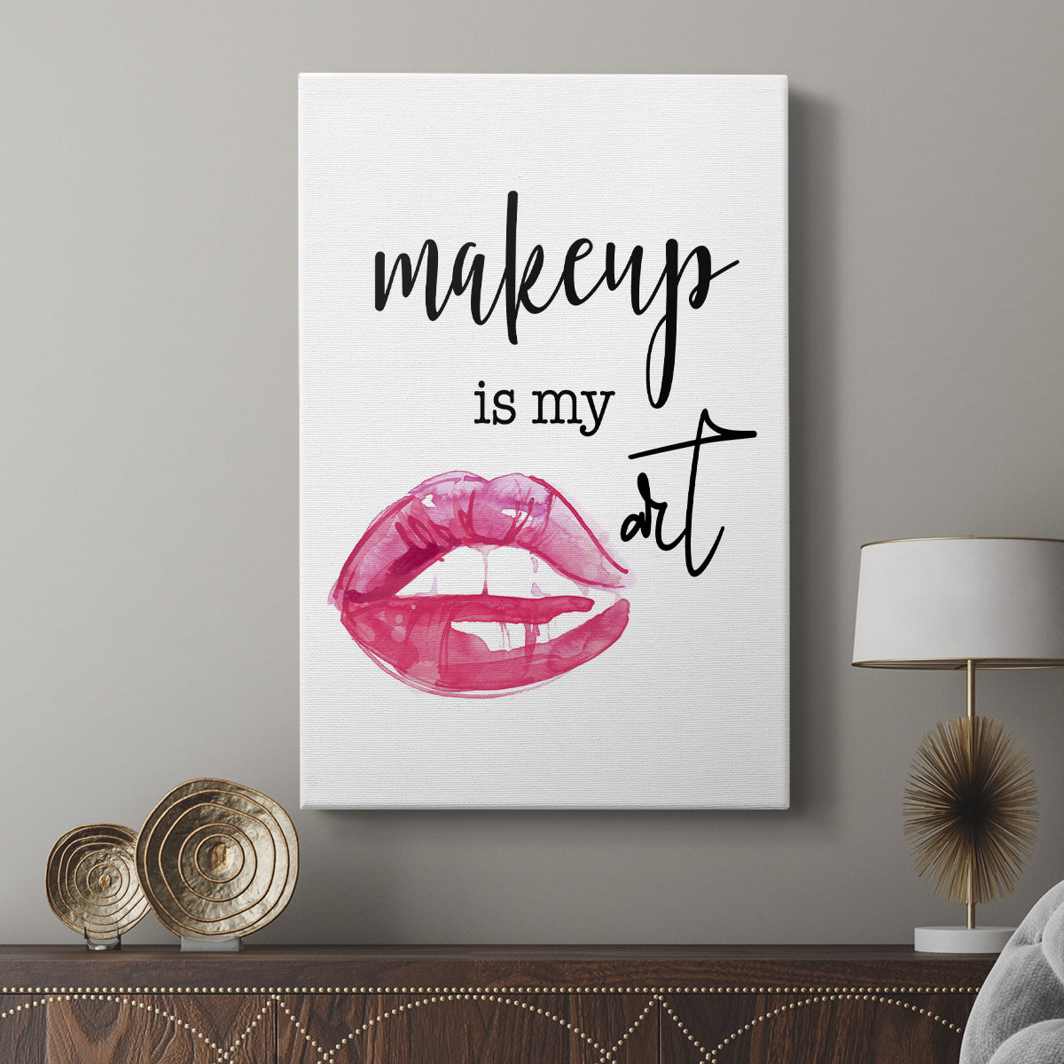 Makeup is My Art - Canvas Art Print