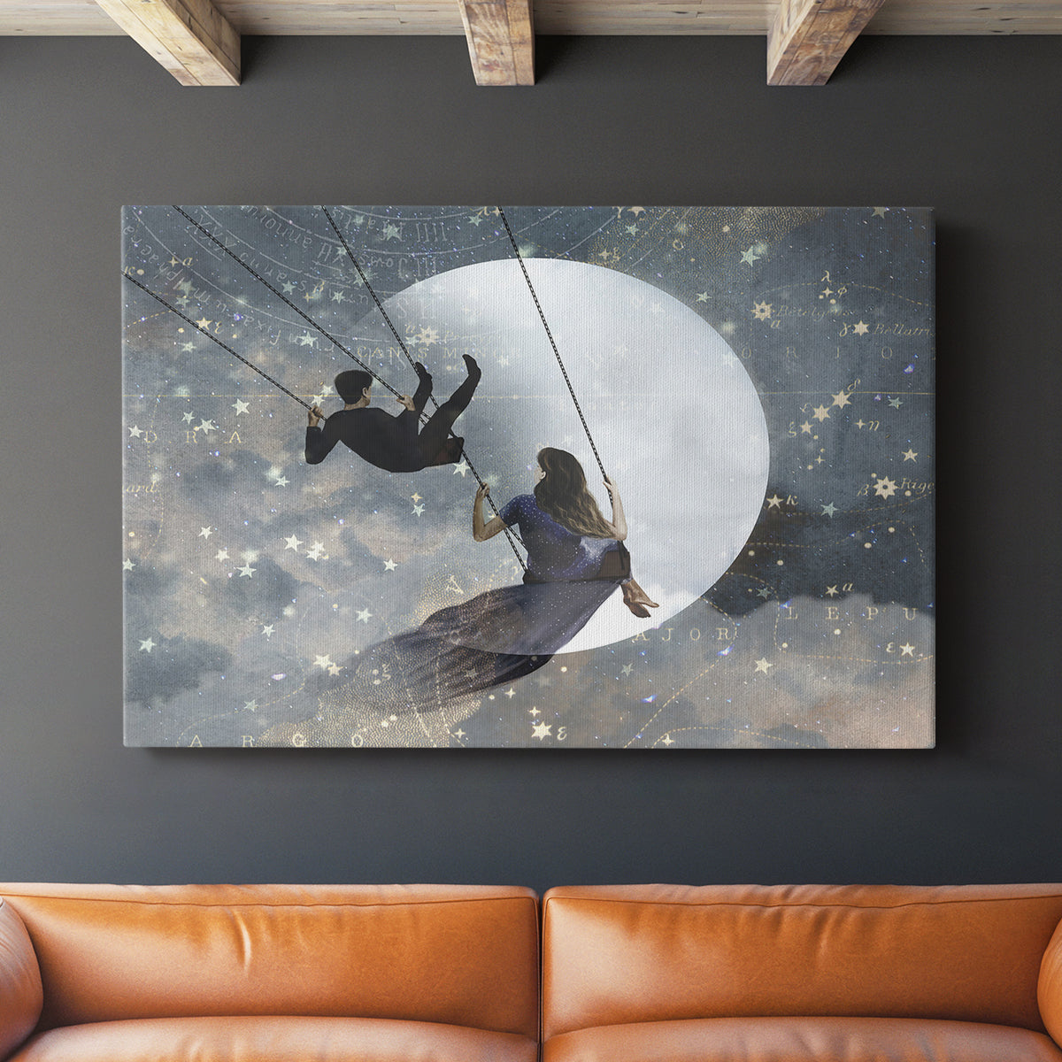 Celestial Love II - Canvas Art Print