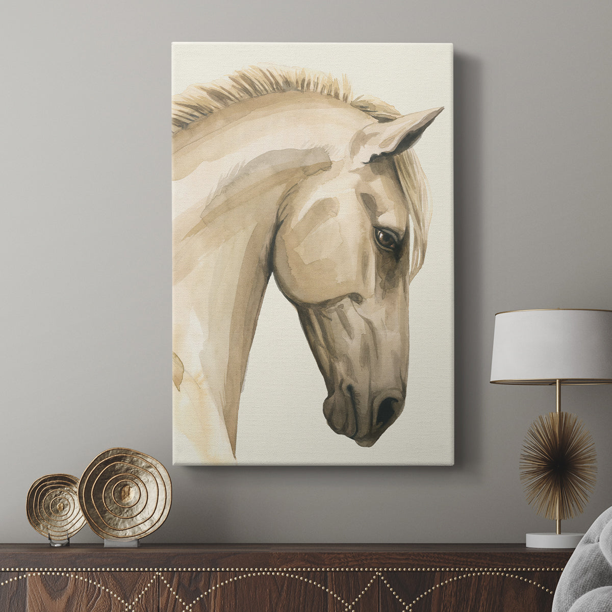Golden Palomino I - Canvas Art Print