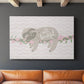 Floral Sloth - Canvas Art Print