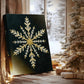 Pale Winter Garland of Cottage - Canvas Art Print