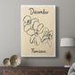 Birth Month XII - Canvas Art Print