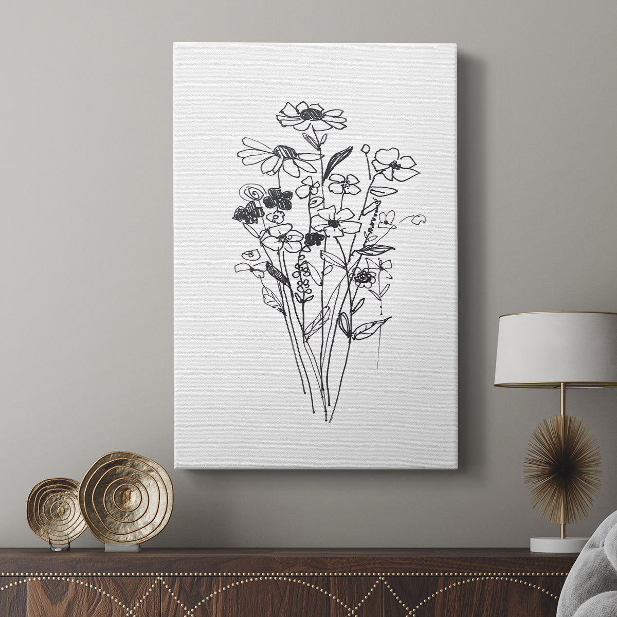 Farmhouse Plants II - Canvas Art Print