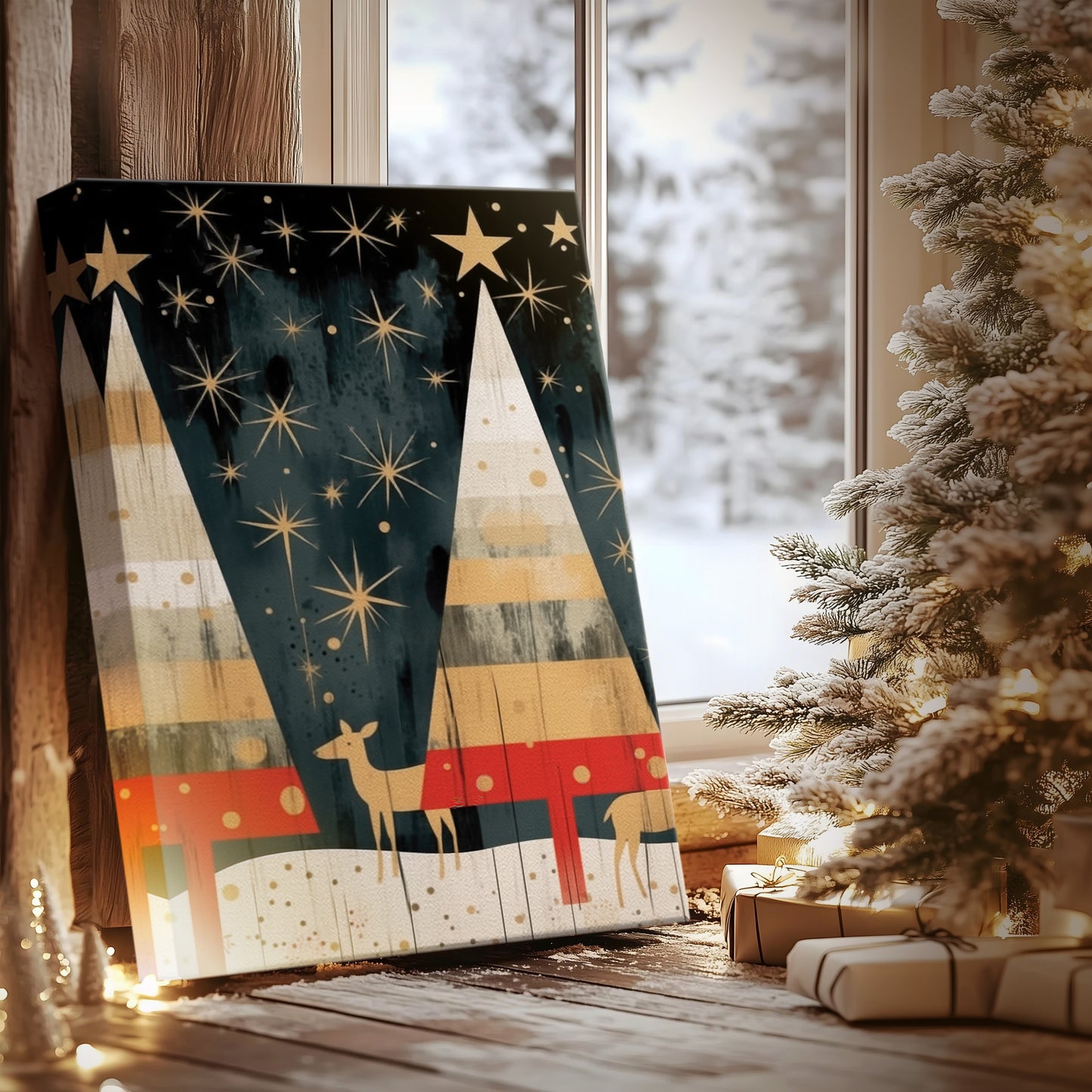 Yule of Honeyed Blessing - Canvas Art Print