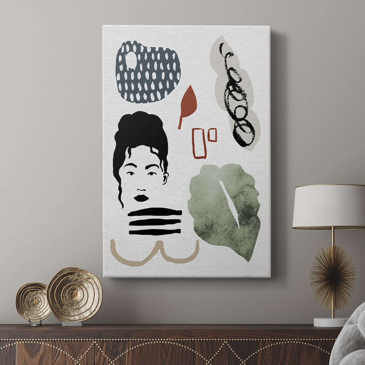 Collected Mindfulness I - Canvas Art Print