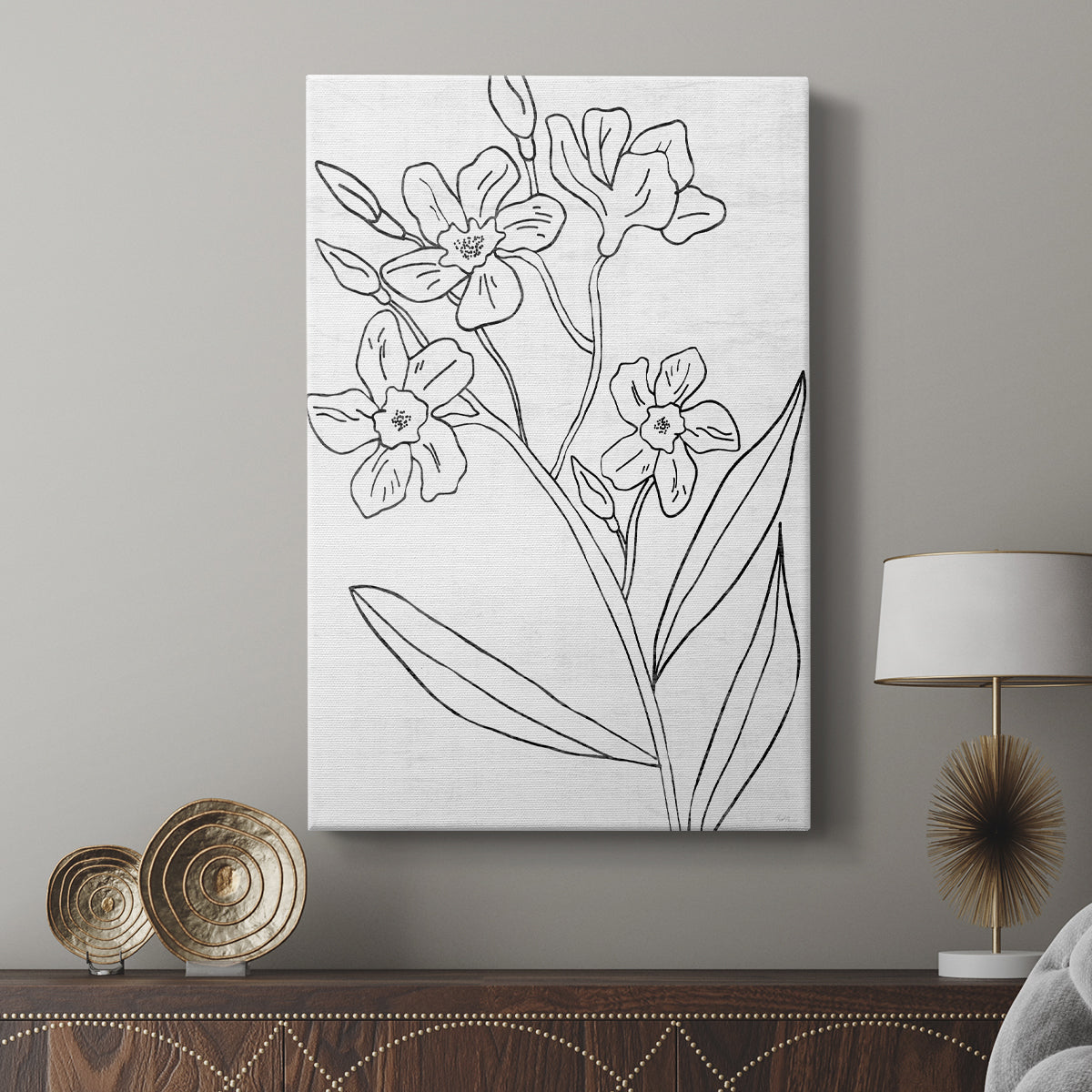 Botanical Sketch II - Canvas Art Print