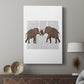 Elephant Bouquet, Landscape - Canvas Art Print