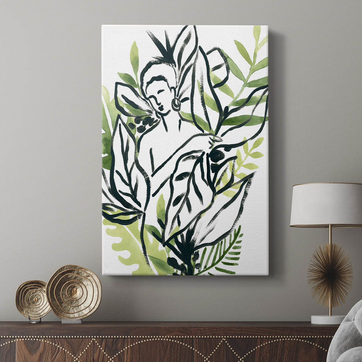 Tropical Sketchbook IV - Canvas Art Print