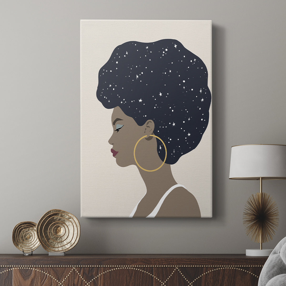 Heavenly Hair I - Canvas Art Print