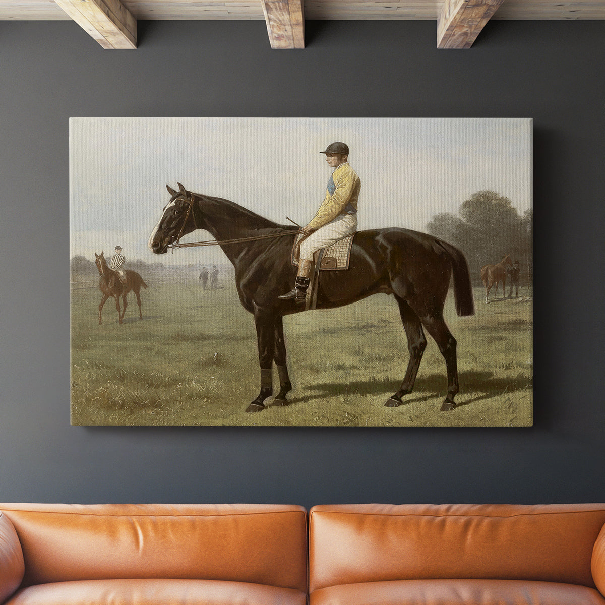 Vintage Jockey XXXVII - Canvas Art Print
