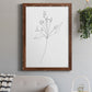 Botanical Gesture V - Premium Canvas Framed in Barnwood - Ready to Hang