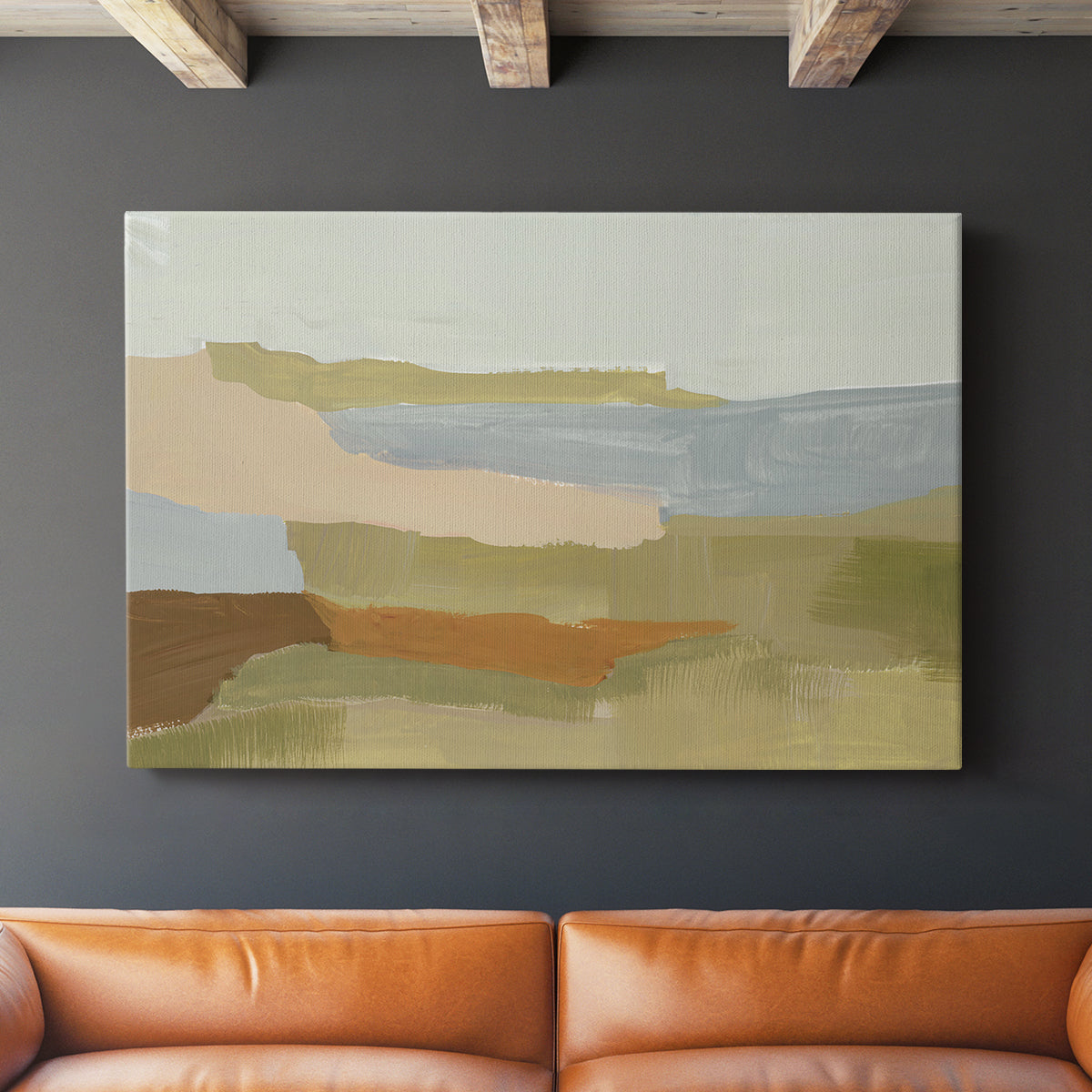 Stacked Landscape IV - Canvas Art Print
