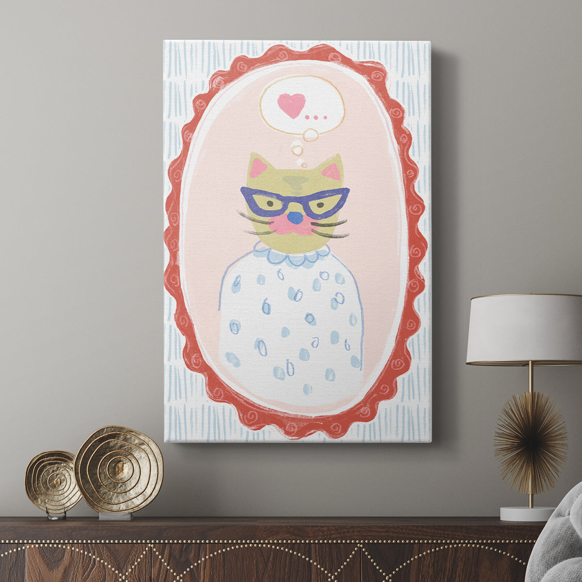 Cameo Characters Collection B - Canvas Art Print