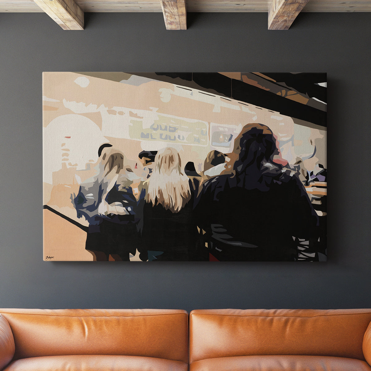 Late Night Queue - Canvas Art Print