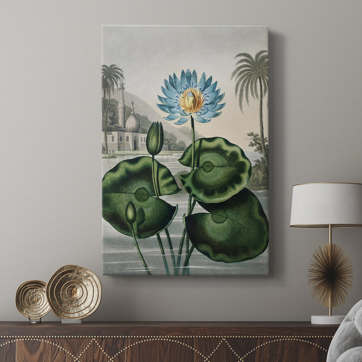 Temple of Flora IX - Canvas Art Print