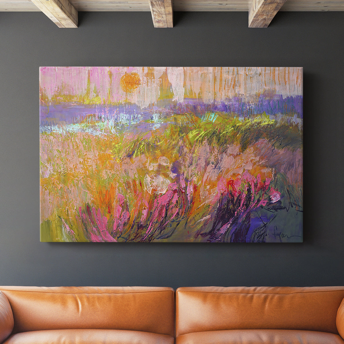 Among the Green Pastures VI - Canvas Art Print