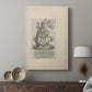 Canvas art print featuring a detailed illustration with strong outline and minimal shading displayed in a modern interior space.