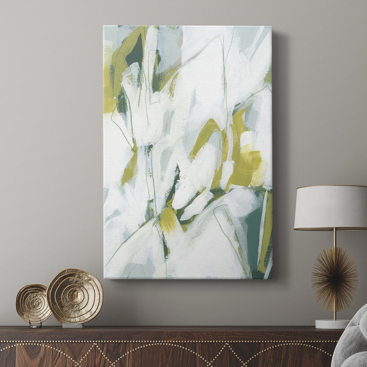 Emerald Ice II - Canvas Art Print